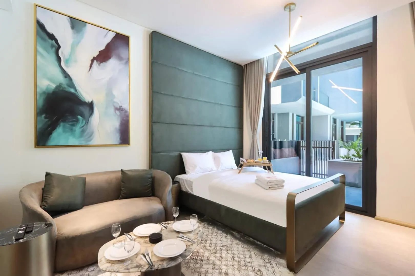 Livbnb - Serene Studio With Private Terrace In Jvc Dubai 0*,  United Arab Emirates